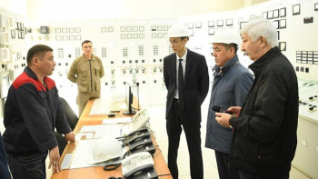 Фотография к новости: Орал қаласы жылу элект орталығының қайта құру жұмыстары тексерілді