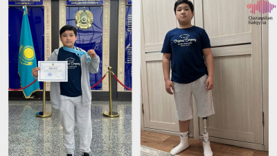 «Қазақстан халқына» қоры. 12 жасар алматылық протезді болды