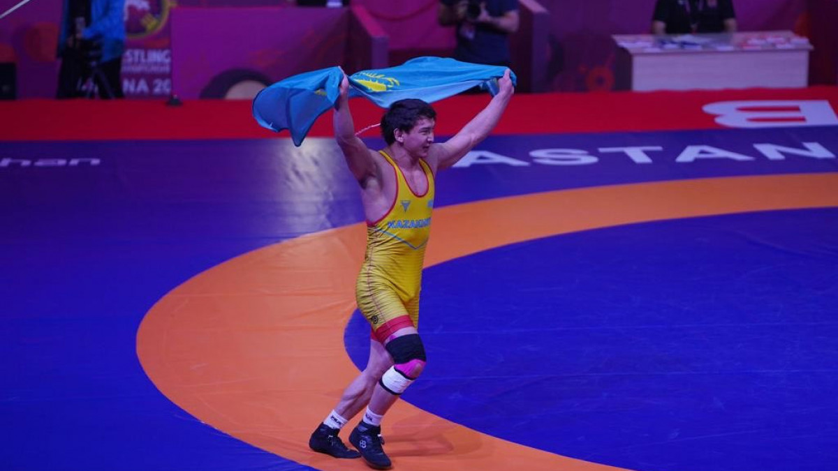 Санжар Досжанов күрестен Азия чемпионатында алтын еншіледі