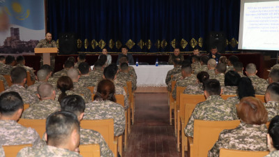 Шымкент әскери бөлімдерінде қауіпсіздікті қамту мәселелері көтерілді