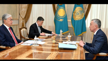 Фотография к новости: Мемлекет басшысы  Серік Жұманғаринді қабылдады