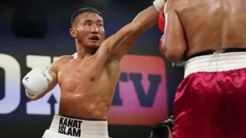 Фотография к новости: Қанат Ислам келесі жекпе-жегіне дайындықты бастады