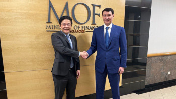 Фотография к новости: Қазақстан мен Сингапур  екіжақты ынтымақтастықты талқылады