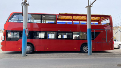 Атырауда Лондондағыдай екі қатарлы туристік автобус пайда болды