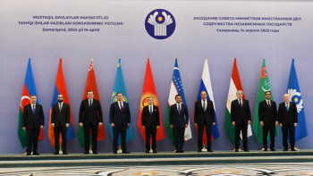 Фотография к новости: Мұрат Нұртілеу ТМД Сыртқы істер министрлері кеңесінің отырысына қатысты