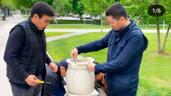 Фотография к новости: Шымкентте ауызсу бұрқақтары қайта іске қосылды