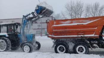 Фотография к новости: Астанадан 71 мың текше метрден астам қар шығарылды