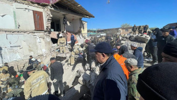 Фотография к новости: Жаңаөзендегі жарылыс: Үш пәтер қираған