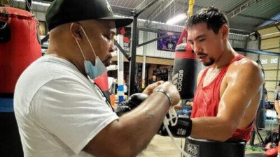 Әлімханұлы  титулды айқас алдында хабарлама жасады