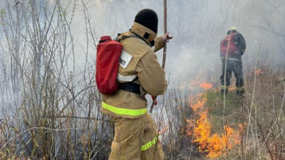 Оралда 70 гектар аумақта құрғақ шөп өртенді