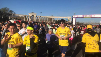 Фотография к новости: Алматыда жартылай марафон өтіп жатыр