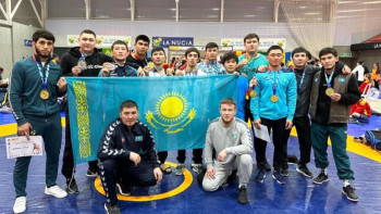 Фотография к новости: Қазақстан ерлер құрамасы грек-рим күресінен Испанияда топ жарды