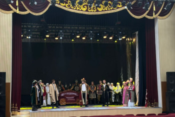 Фотография к новости: Кендірлі мәдениет үйінде алғаш рет сахналық қойылым қойылды