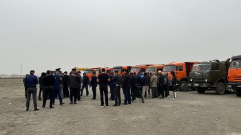 Фотография к новости: Жүк көлігі жүргізушілерінің жанайқайы – Атырау