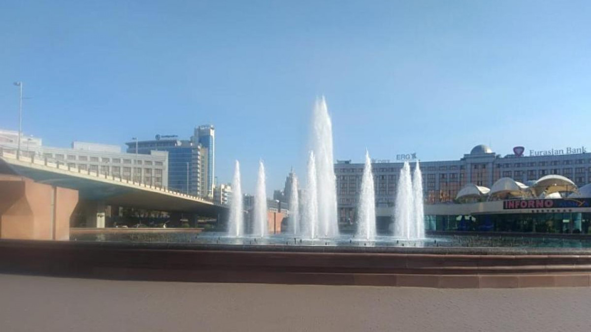 Астанада фонтандар қашан іске қосылады
