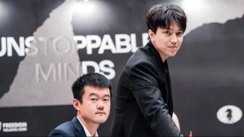 Фотография к новости: Димаш Құдайберген бастап берген шахмат партиясы сенсациямен аяқталды