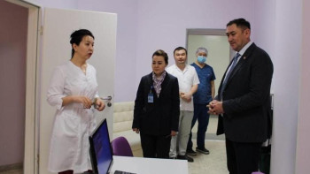 Фотография к новости: Елордалық емханада тағы бір жедел медициналық көмек бөлімшесі ашылды