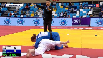 Фотография к новости: Федосова пара дзюдодан Азия Чемпионы атанды