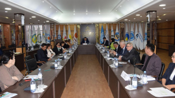 Фотография к новости: Әлеуметтік әріптестер еңбекті қорғау бойынша бірлескен ұсыныстар әзірлейді