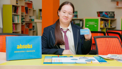 Қарағандылық оқушы «Абай жолы» негізінде үстел ойынын ойлап тапты