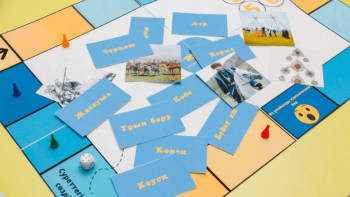 Фотография к новости: Оқушы «Абай жолы» романы бойынша үстел ойынын жасап шықты