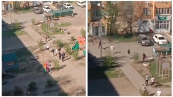 Фотография к новости: БҚО-да полицейлер атыс болған төбелеске қатысушыларды ұстады