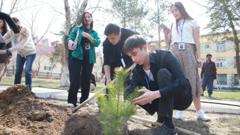 Фотография к новости: «Даңқ аллеясы» патриоттық экологиялық акциясы өтті