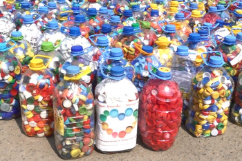 Фотография к новости: Павлодарлық оқушылар 3,5 тонна пластик қақпақ жинады