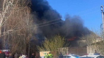 Фотография к новости: Астанада балабақша өртеніп жатыр