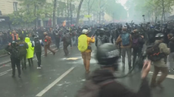 Фотография к новости: Франциядағы ереуіл қақтығысқа ұласты