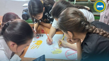 Фотография к новости: Буллингке қарсы челленджге 5 мыңнан астам оқушы қатысты