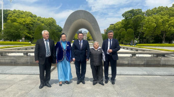Фотография к новости: Жапонияда қазақ романының тұсаукесері өтті