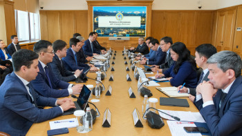 Фотография к новости: Алматы әкімі Самұрық-Қазынаның басқарма төрағасымен кездесті