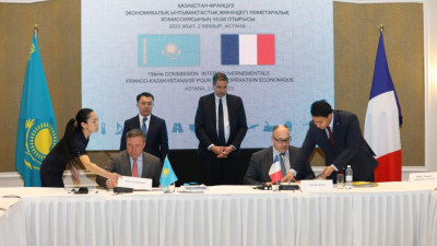 Қазақстан мен Франция 6 инвестициялық құжатқа қол қойды