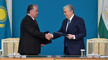 Фотография к новости: Қазақстан мен Тәжікстан арасындағы одақтастық өзара іс-қимыл туралы декларациясы жарияланды