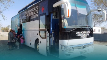 Фотография к новости: Жылжымалы медициналық кешен көмегімен 2 мыңға жуық адам тексерілді