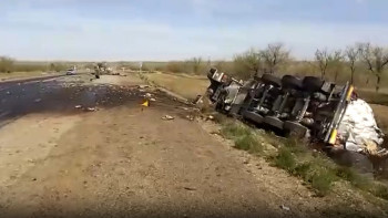 Фотография к новости: Ақтөбеде жантүршігерлік жол апаты болды