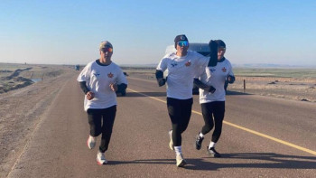 Фотография к новости: Әскери қызметші Ақжалдан Астанаға дейінгі қашықтықты жүгіріп өтпек