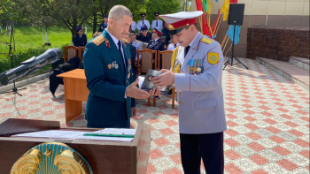 Фотография к новости: Жамбылда Отан қорғаушылар күніне орай іс-шара өтті