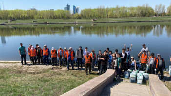 Фотография к новости: Елордада Есіл және Ақбұлақ өзендерін тазарту жобасы іске қосылды