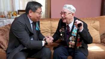 Фотография к новости: Алматылық ардагерлер ардақталды