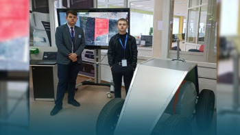 Фотография к новости: Оқушылар егіс дақылдарын өңдейтін кешен жасап шығарды