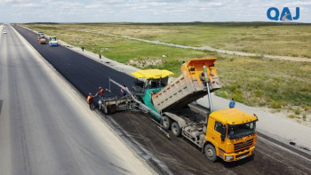Фотография к новости: Ақмолада республикалық жолдың 355 шақырымы жөнделді