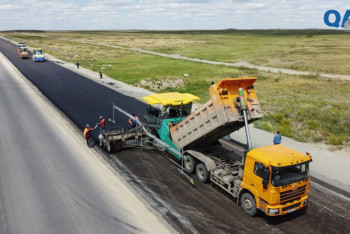 Фотография к новости: Ақмолада республикалық жолдың 355 шақырымы жөнделді