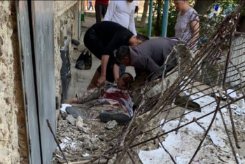 Фотография к новости: Ақтауда үй кіреберісіндегі шатыр құлап, бір адам қаза болды