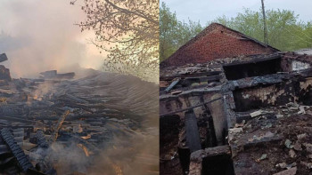 Фотография к новости: Полицей жанған үй ішінен жасөспірімді аман алып шықты