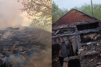 Фотография к новости: Полицей жанған үй ішінен жасөспірімді аман алып шықты