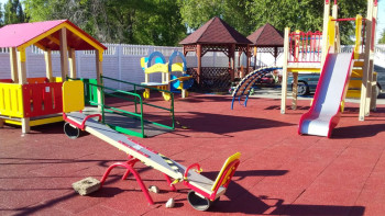 Фотография к новости: Тұран ауданында 10 спорт, 13 ойын алаңшасы салынады – Шымкент