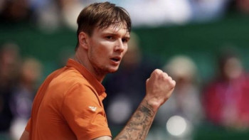 Фотография к новости: Александр Бублик Римдегі турнирдің екінші айналымында америкалық теннисшіні ұтты