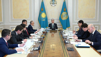 Фотография к новости: Президент Ұлттық банктің жылдық есебін қабылдады